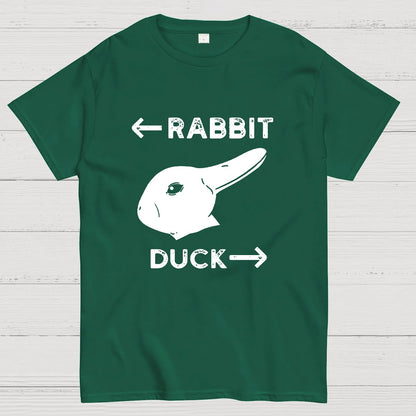 Wittgensteins Rabbit Duck Geeky T-Shirt