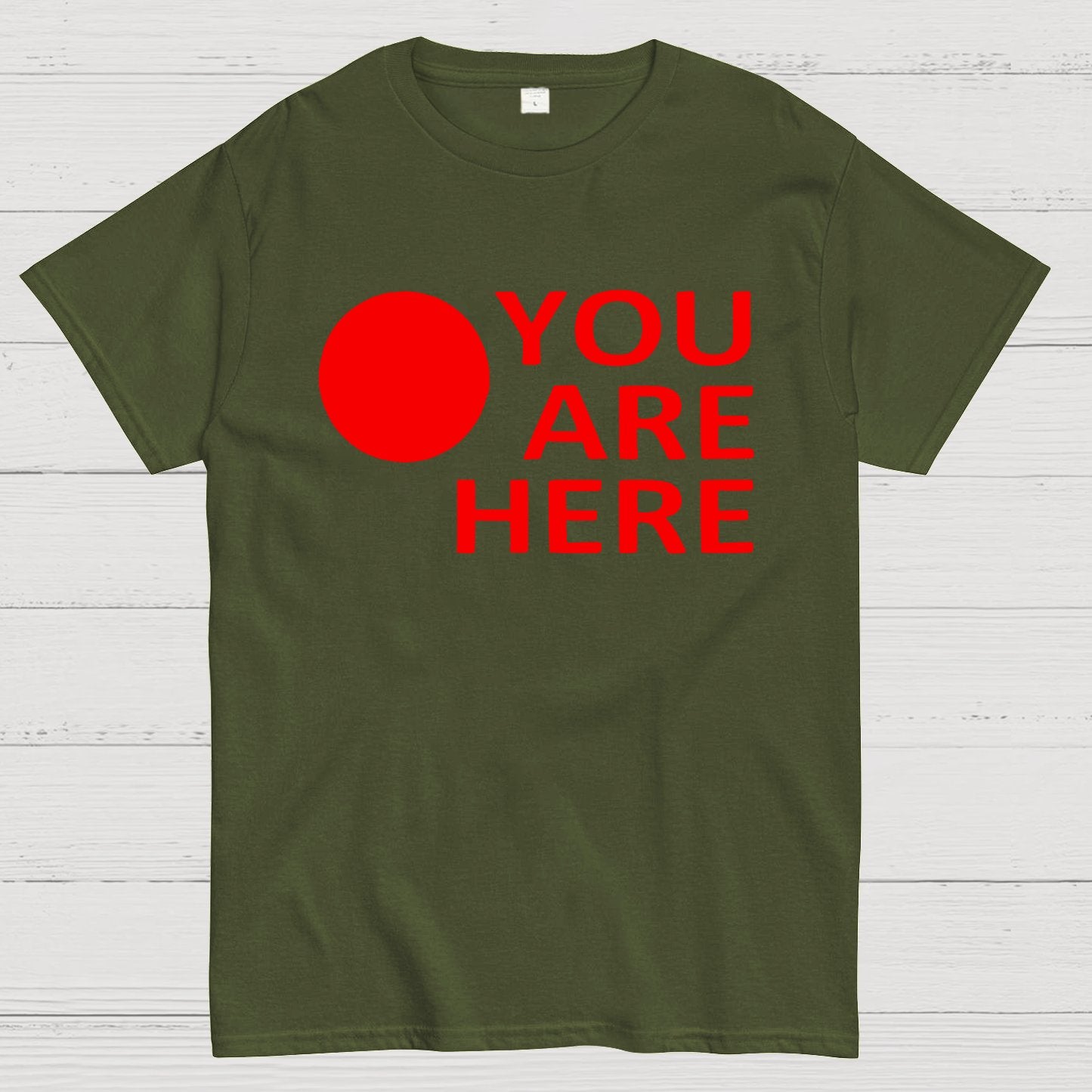 You Are Here Geek T-Shirt