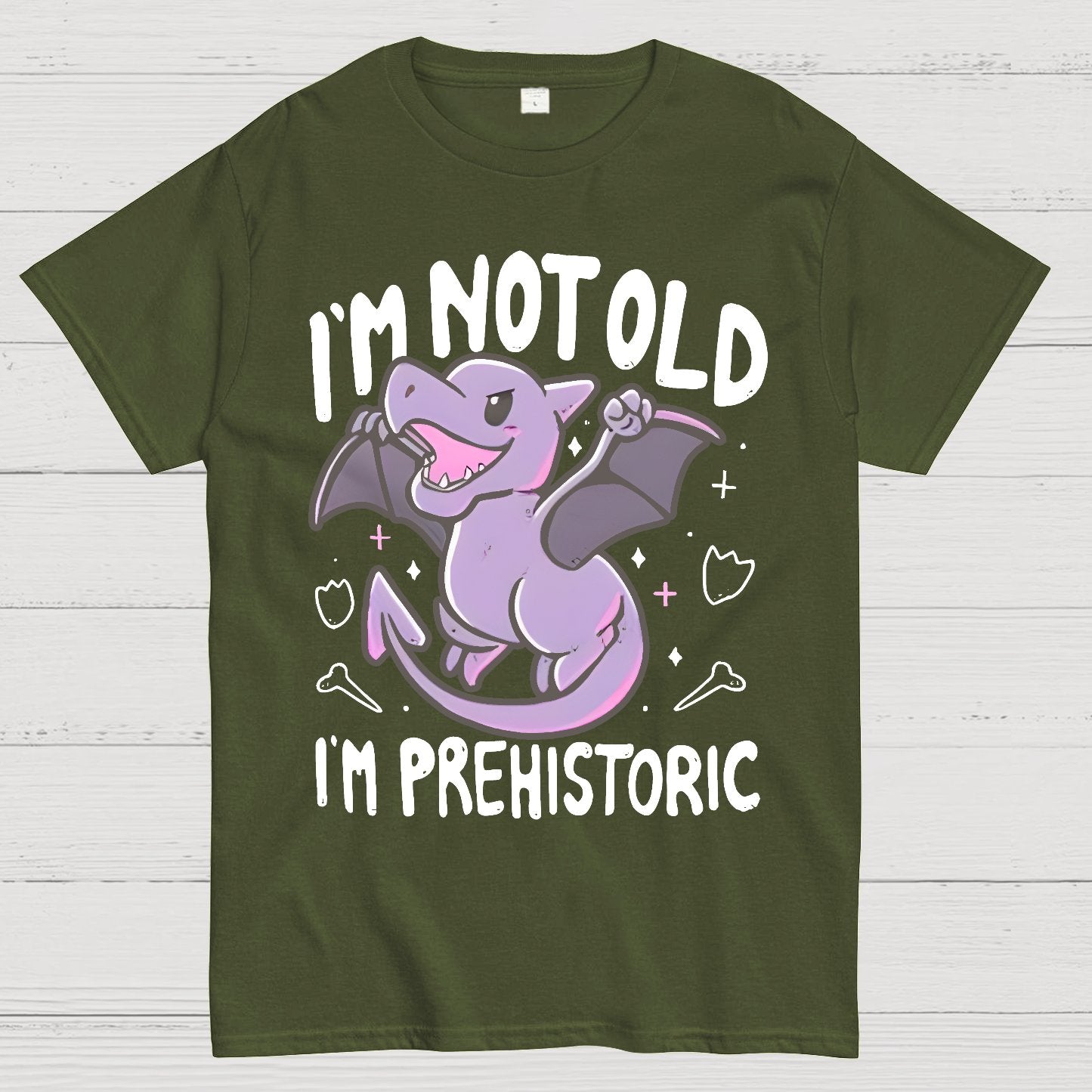 I'm Not Old I Am Prehistoric Geek T-Shirt