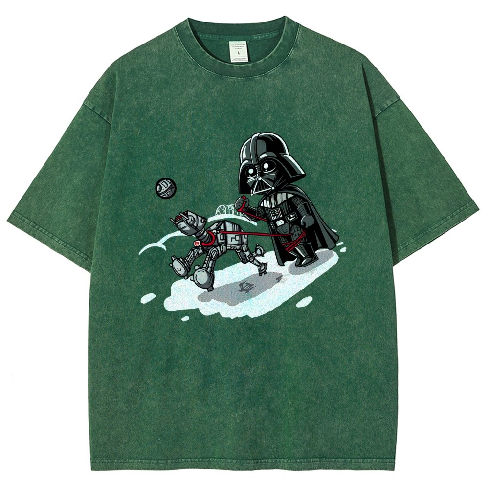 Even villains need to walk their pets Vintage Distressed T-shirt