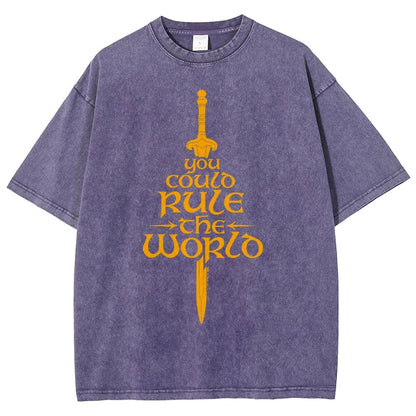 You Could Rule the World Vintage Distressed T-shirt