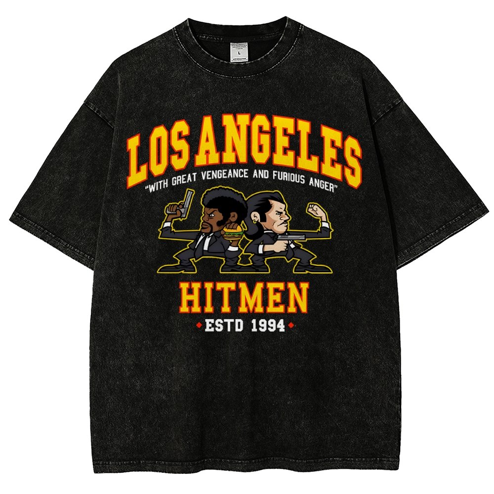 Los Angeles Hitmen Vintage Distressed T-shirt