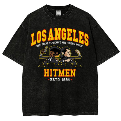 Los Angeles Hitmen Vintage Distressed T-shirt