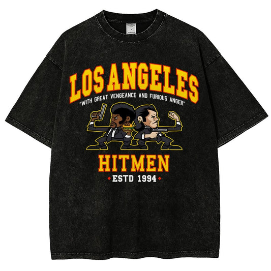 Los Angeles Hitmen Vintage Distressed T-shirt