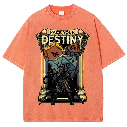 Face your destiny Vintage Distressed T-shirt
