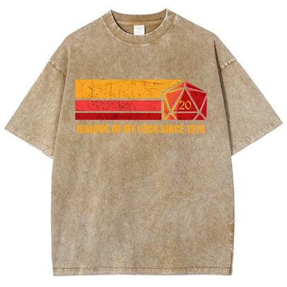 JEALOUS OF MY LUCK SINCE 1974 Vintage Distressed T-shirt