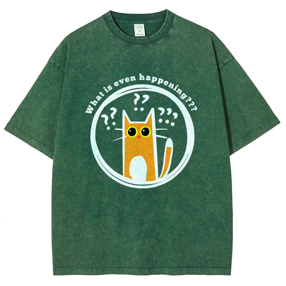 What is Even Happening Vintage Distressed T-shirt