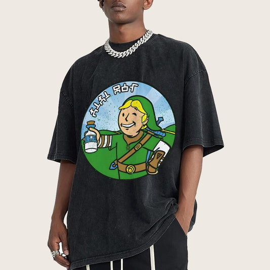 Mystic Milk Vintage Distressed T-shirt