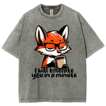 Tolerant Fox Vintage Distressed T-shirt