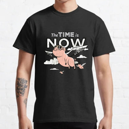 The Time Is Now Geeky T-Shirt