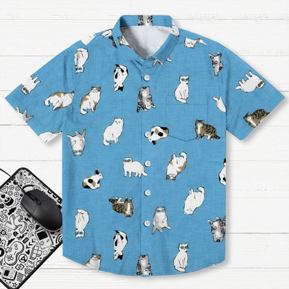 Cat Art Painting Geek Hawaiian Shirt