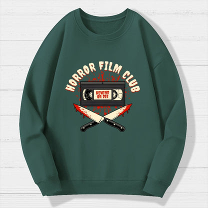 Horror Film Club Geek Cotton Sweatshirt