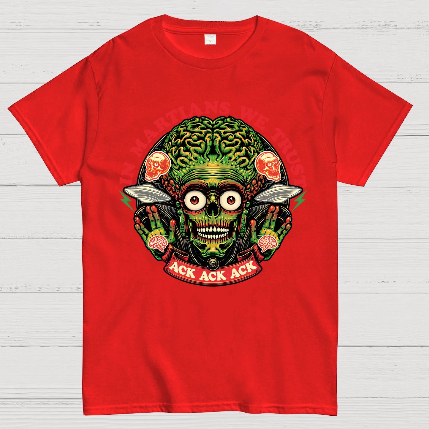 In Martians We Trust Geek T-Shirt