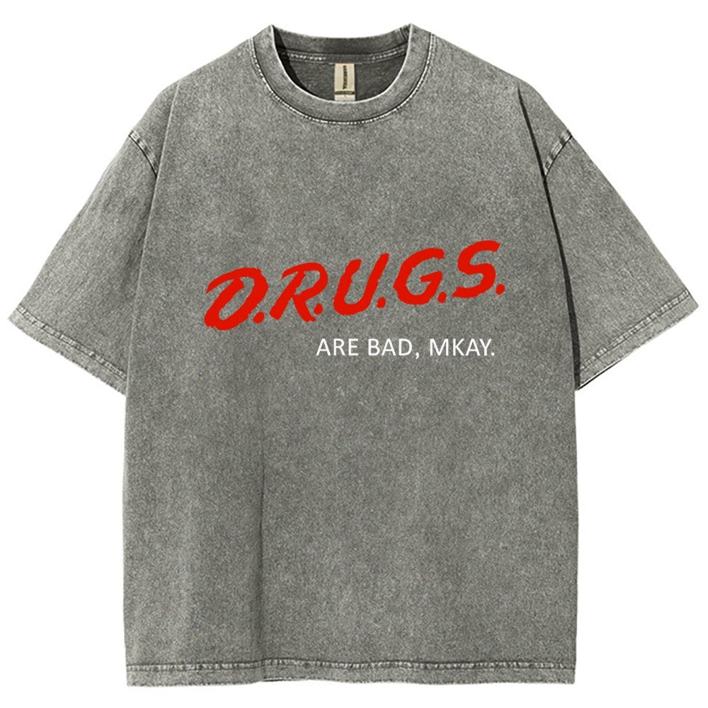 Drugs are Bad Vintage Distressed T-shirt