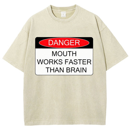Danger Vintage Distressed T-shirt