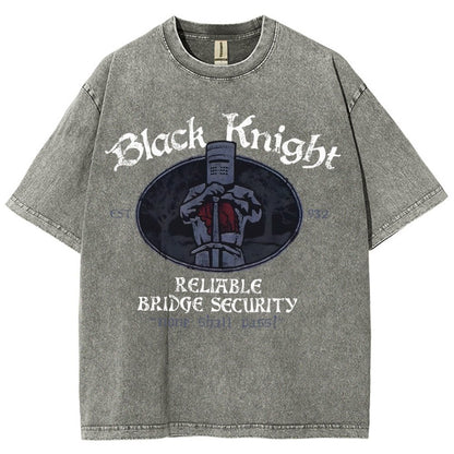 Black Knight Vintage Distressed T-shirt