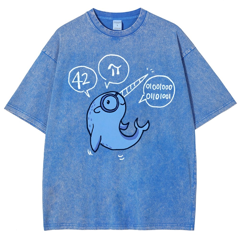 42-π Vintage Distressed T-shirt