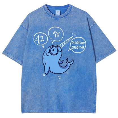 42-π Vintage Distressed T-shirt