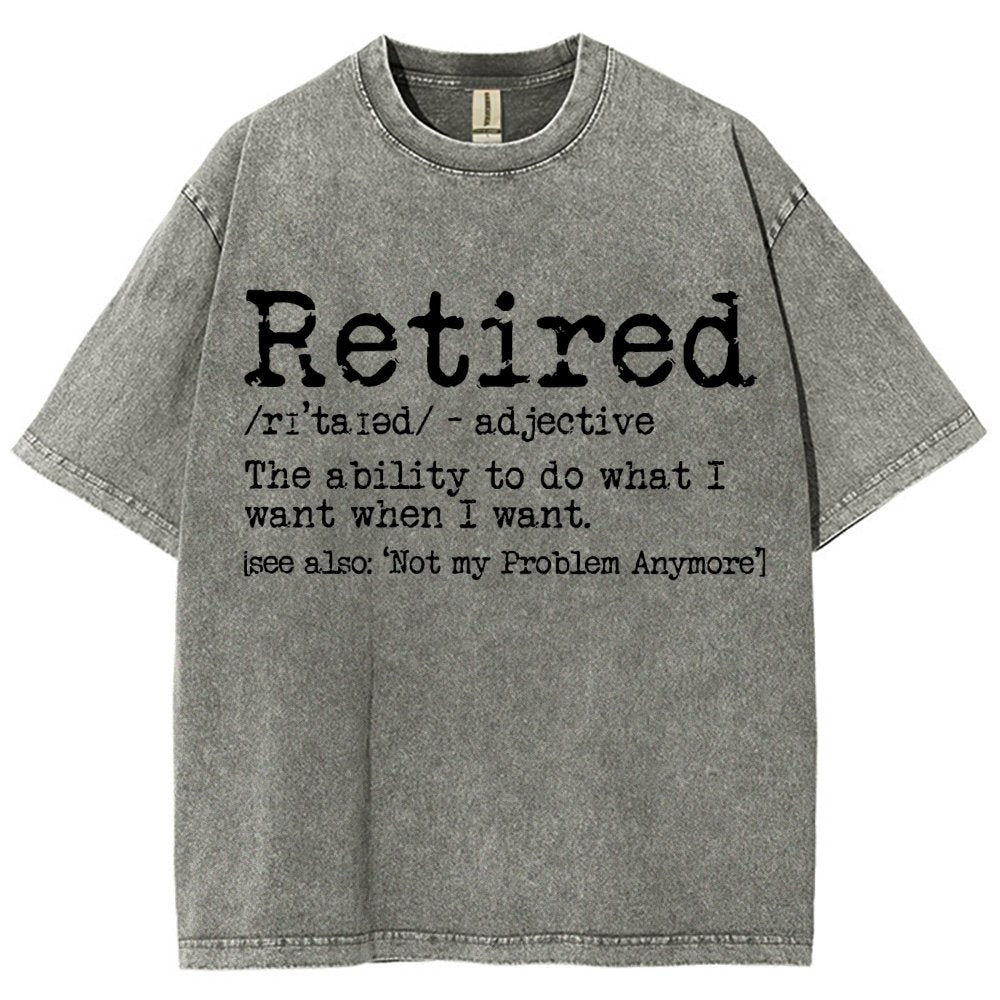 Fun Programming Programs For Retirement Vintage Distressed T-shirt