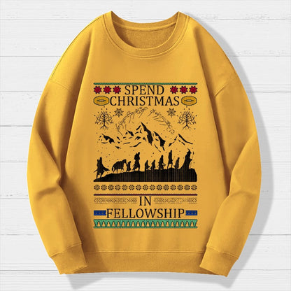 Spent Christmas in Group Geek Cotton Sweatshirt