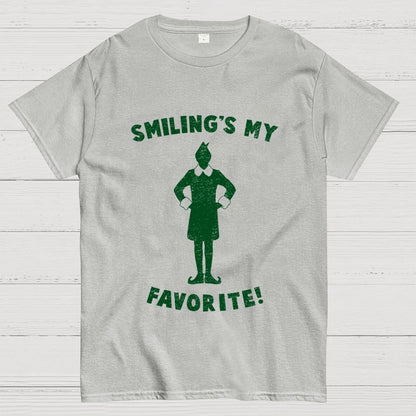 Smiling's My Favorite Geek T-Shirt