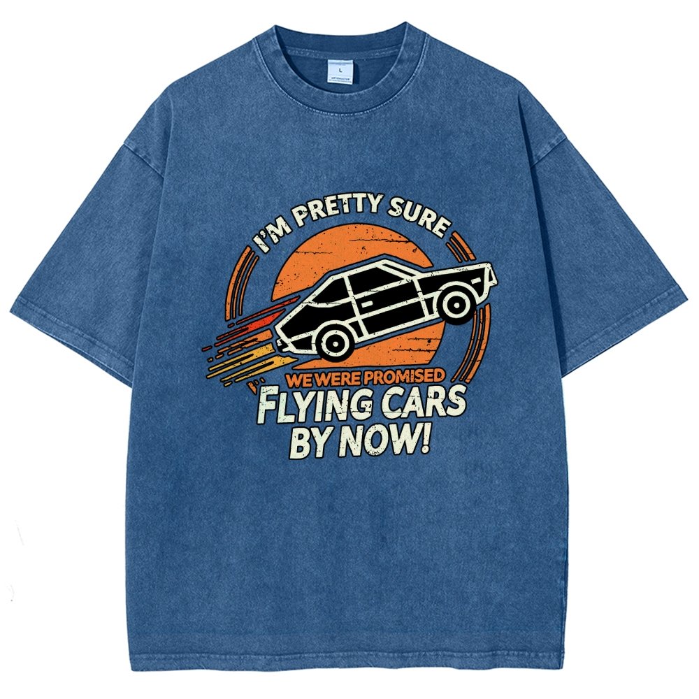 Flying Cars By Now Vintage Distressed T-shirt