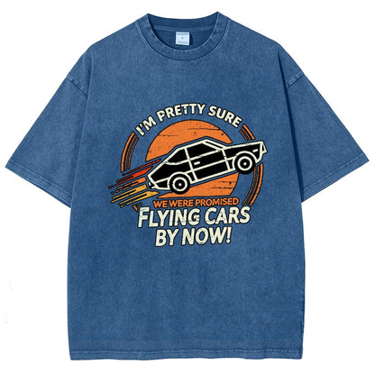 Flying Cars By Now Vintage Distressed T-shirt