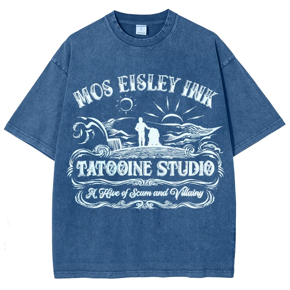 Tattoo-ine Studio Vintage Distressed T-shirt