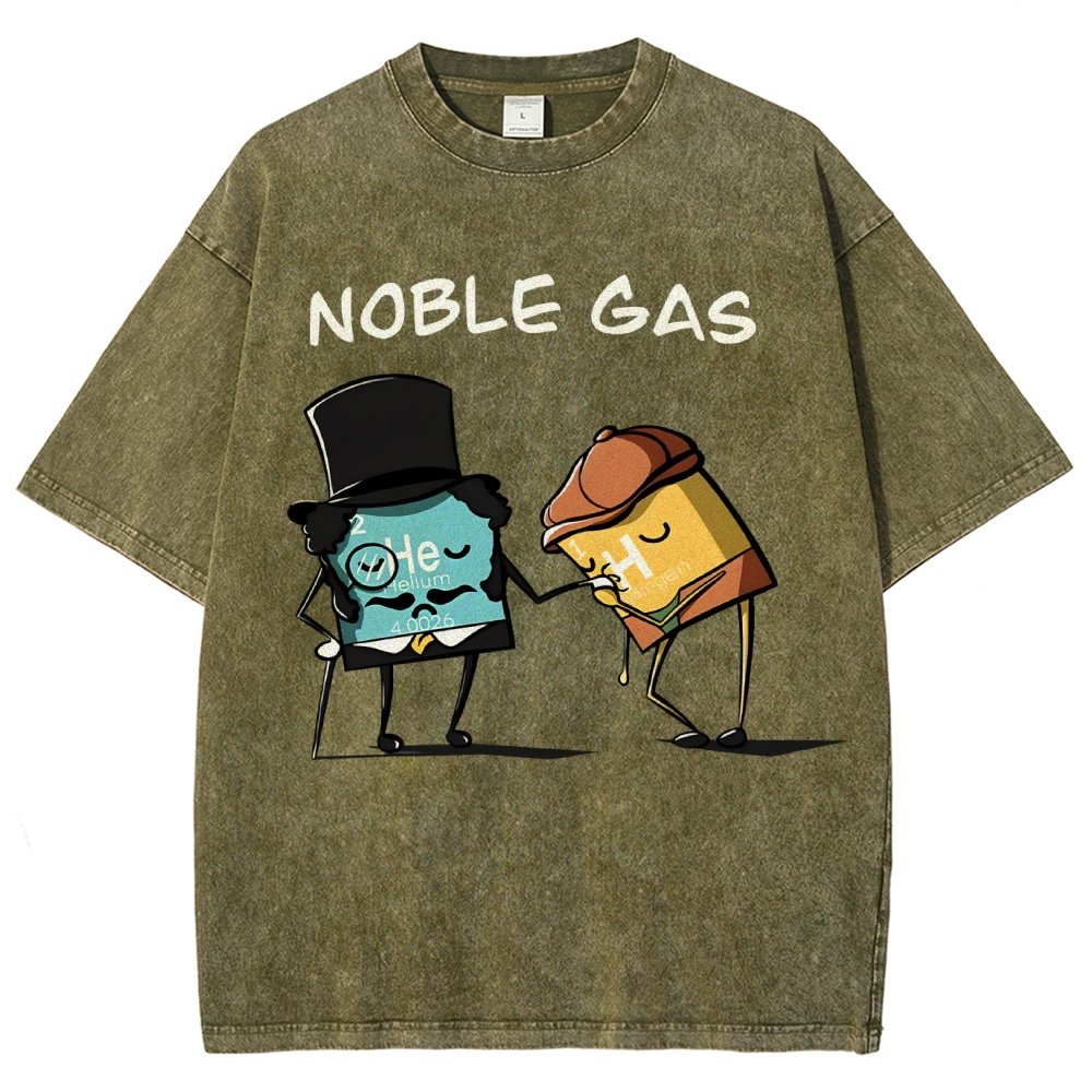 NOBLE GAS Vintage Distressed T-shirt