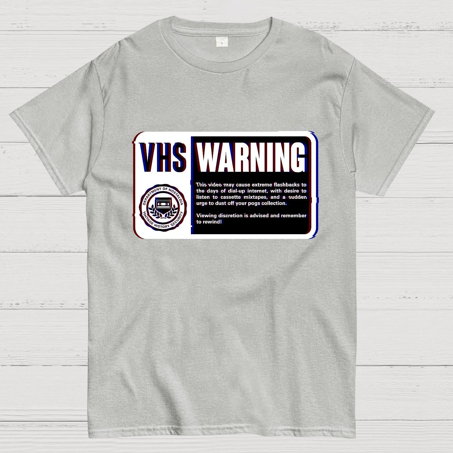 VHS Nostalgia Warning Buy Now Geek T-Shirt