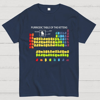 Purriodic Table of the Kittens Geek T-Shirt