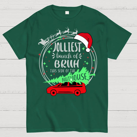 Jolliest Bunch of Bruh Christmas Geek T-Shirt