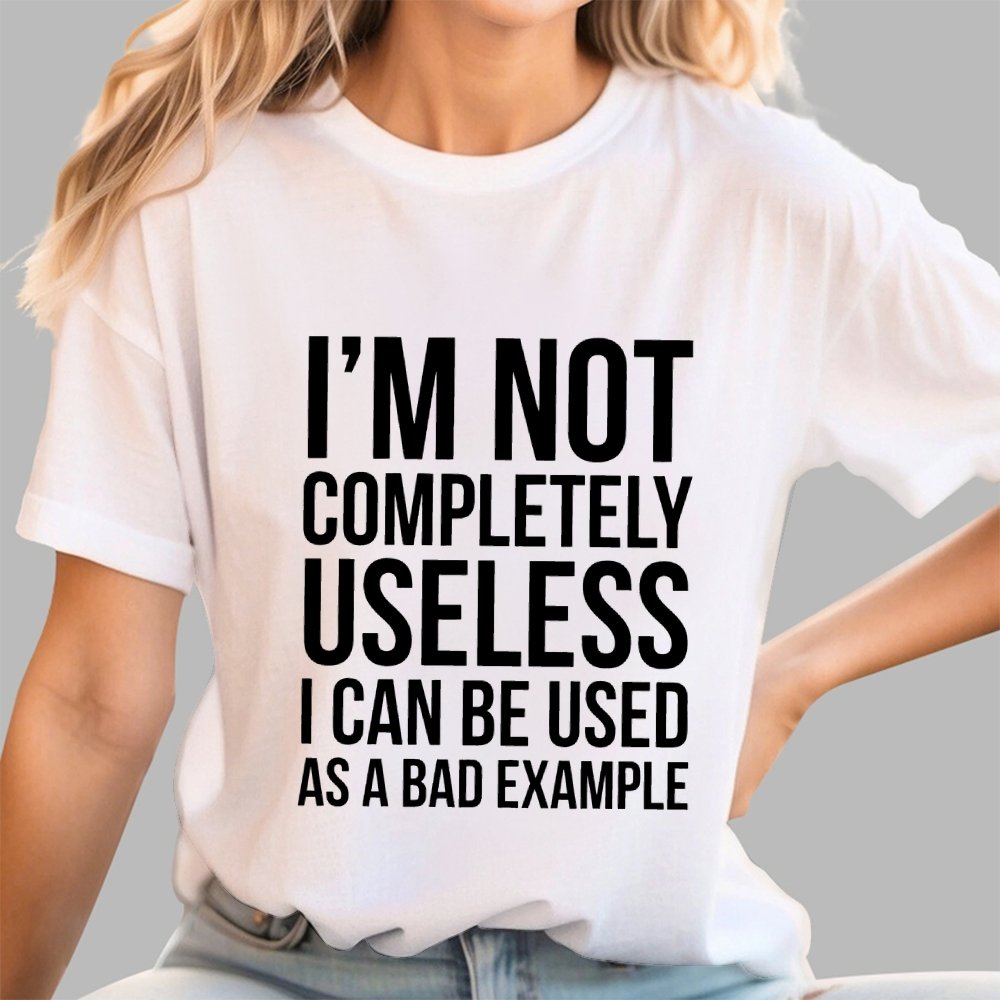 I'm Not Completely Useless Art Print Geek T-Shirt