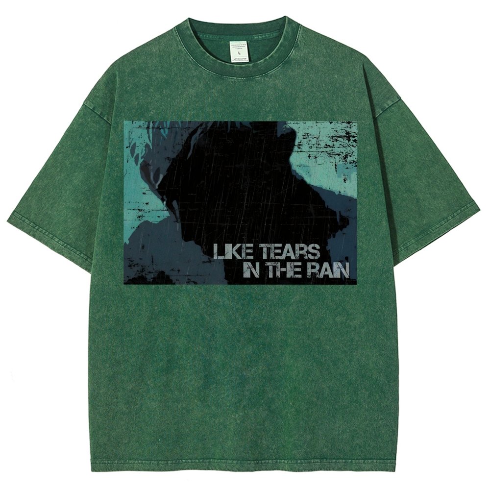 Like Tears In The Rain Vintage Distressed T-shirt