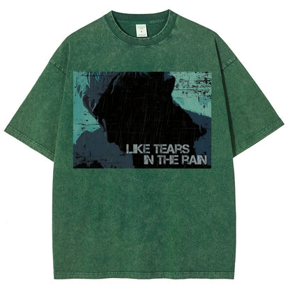 Like Tears In The Rain Vintage Distressed T-shirt
