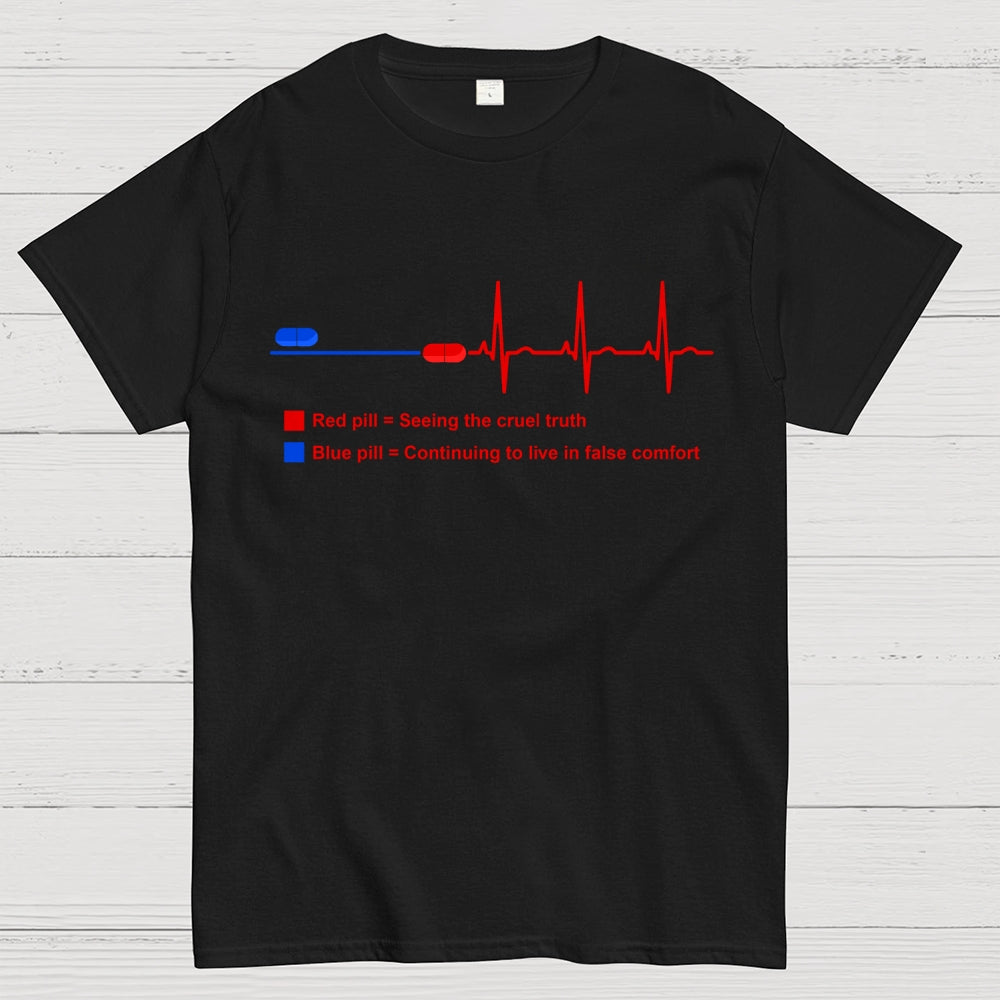 Red pills and blue pills Geek T-Shirt
