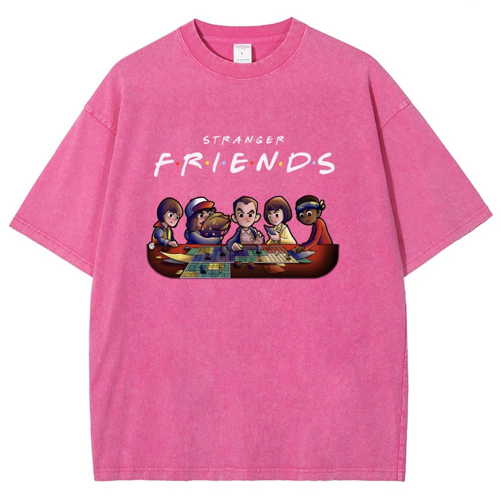 Mysterious Friends Vintage Distressed T-shirt