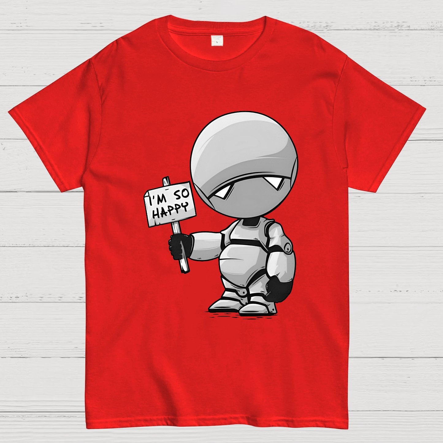 I'm So Happy Geek T-Shirt