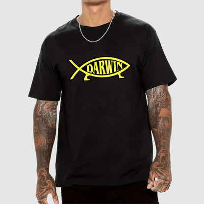 Darwin Fish Geek T-Shirt