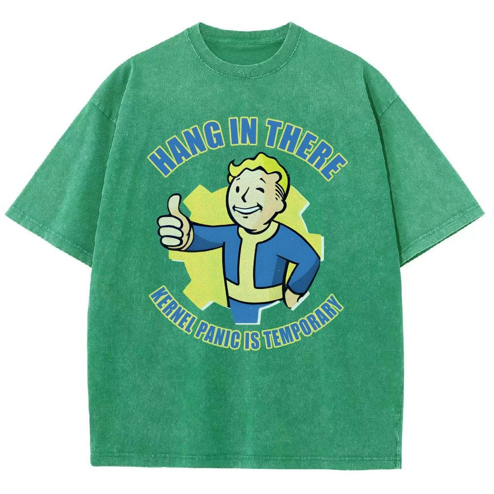 Hang in there - Kernel Panic is temporary Vintage Distressed T-shirt