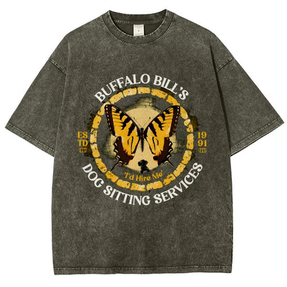 Wild Buffalo Services Vintage Distressed T-shirt