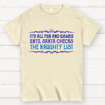 The Naughty List Geek T-Shirt
