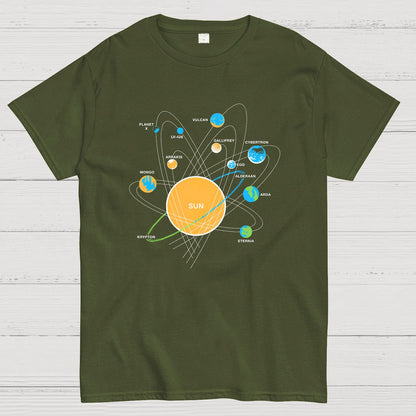 Solar System Geeky T-Shirt