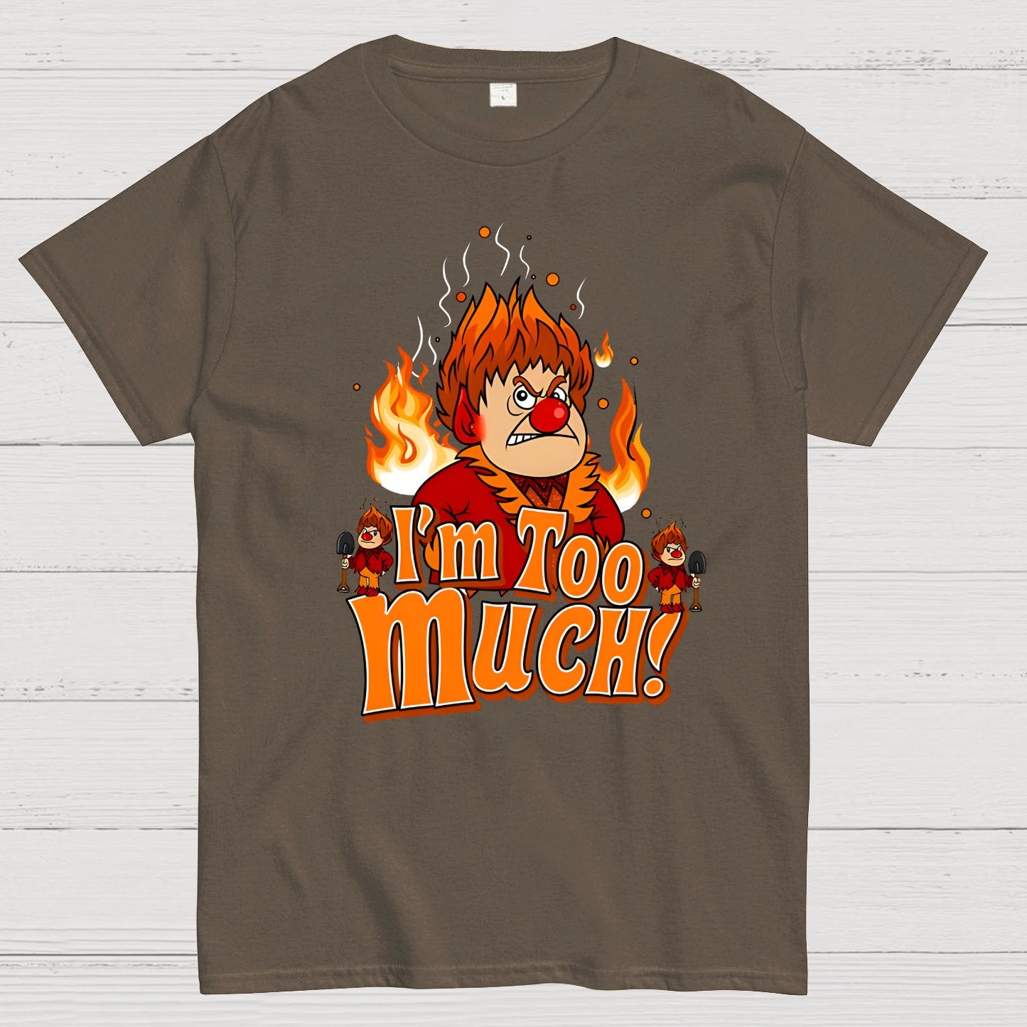 Mysterious Brothers' Christmas Matching  I'm Too Much Geek T-Shirt