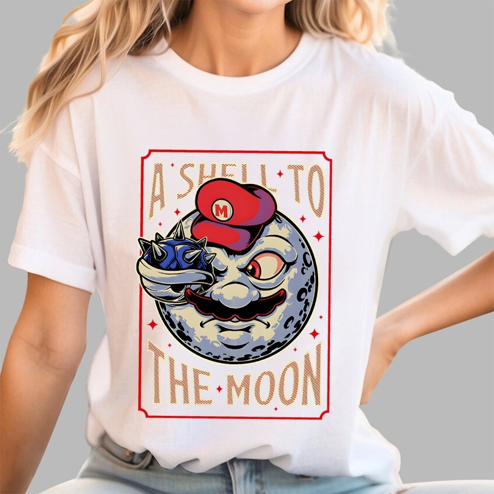 Moon Shell Movie Game Geek T-Shirt