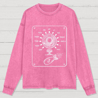 F-bomb Selector Remix Washed Long Sleeve Tee