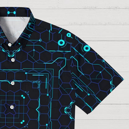 Computer Wiring Science Fictioncomputer Wiring Science Fiction Geek Hawaiian Shirt