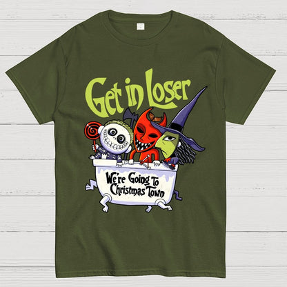 Get in loser We're Going To Winter Wonderland Unisex Geek T-Shirt