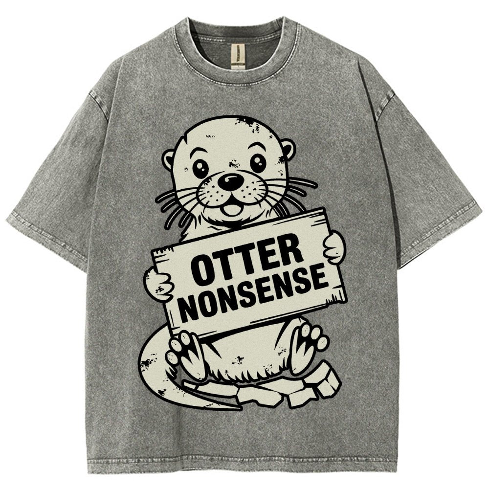 Otterly Nonsensical Vintage Distressed T-shirt