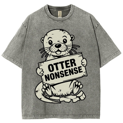 Otterly Nonsensical Vintage Distressed T-shirt